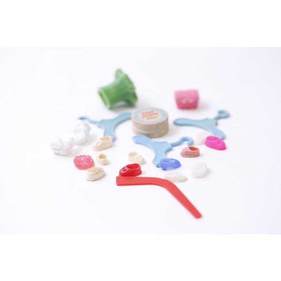 1960s Liddle Kiddles Doll Accessory Lot, Hangers, Shoes, Mattel, ~ 250929-WH 766 - Picture 4 of 5